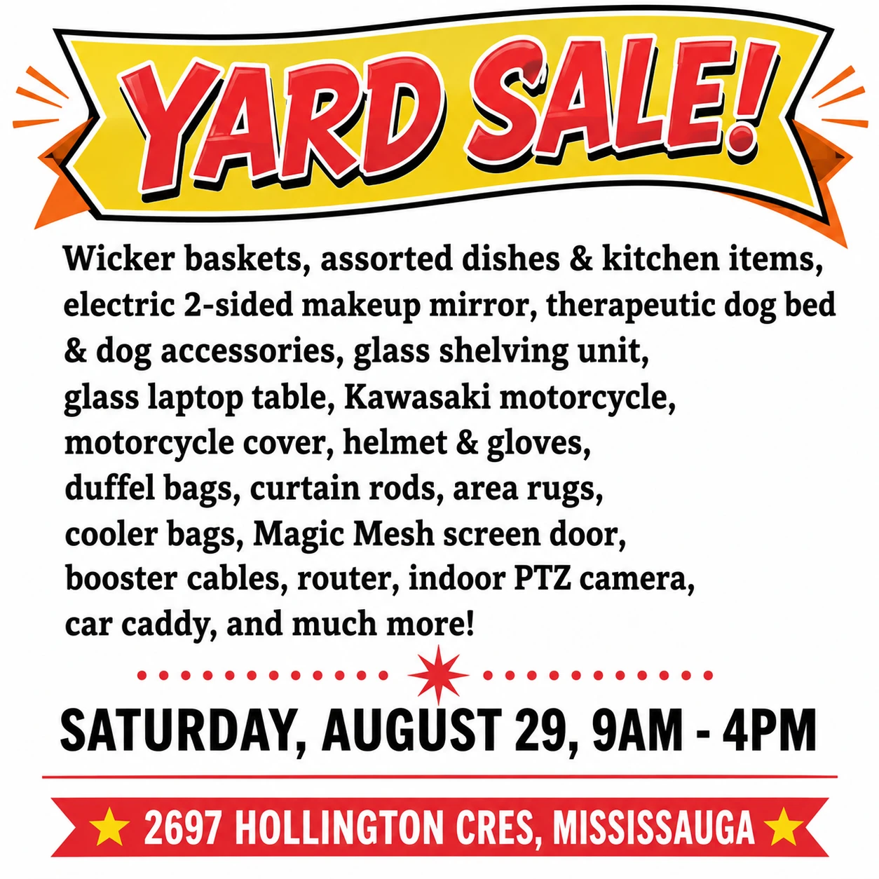 Yard Sale