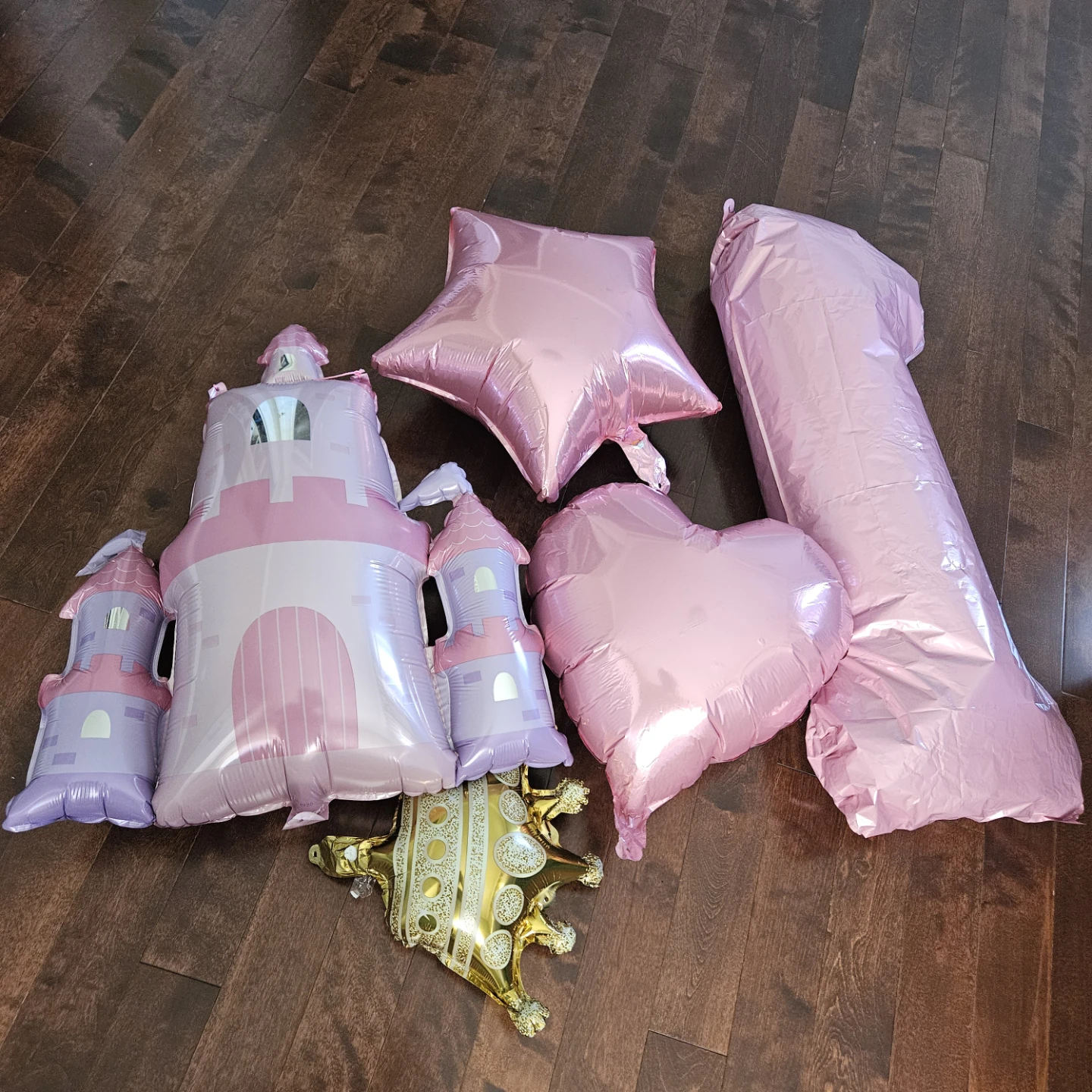 Princess Castle and Crown Balloon Set
