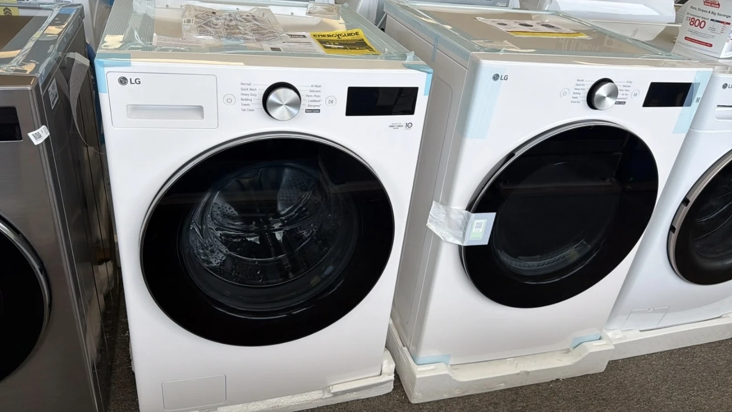 New LG washer and dryer set