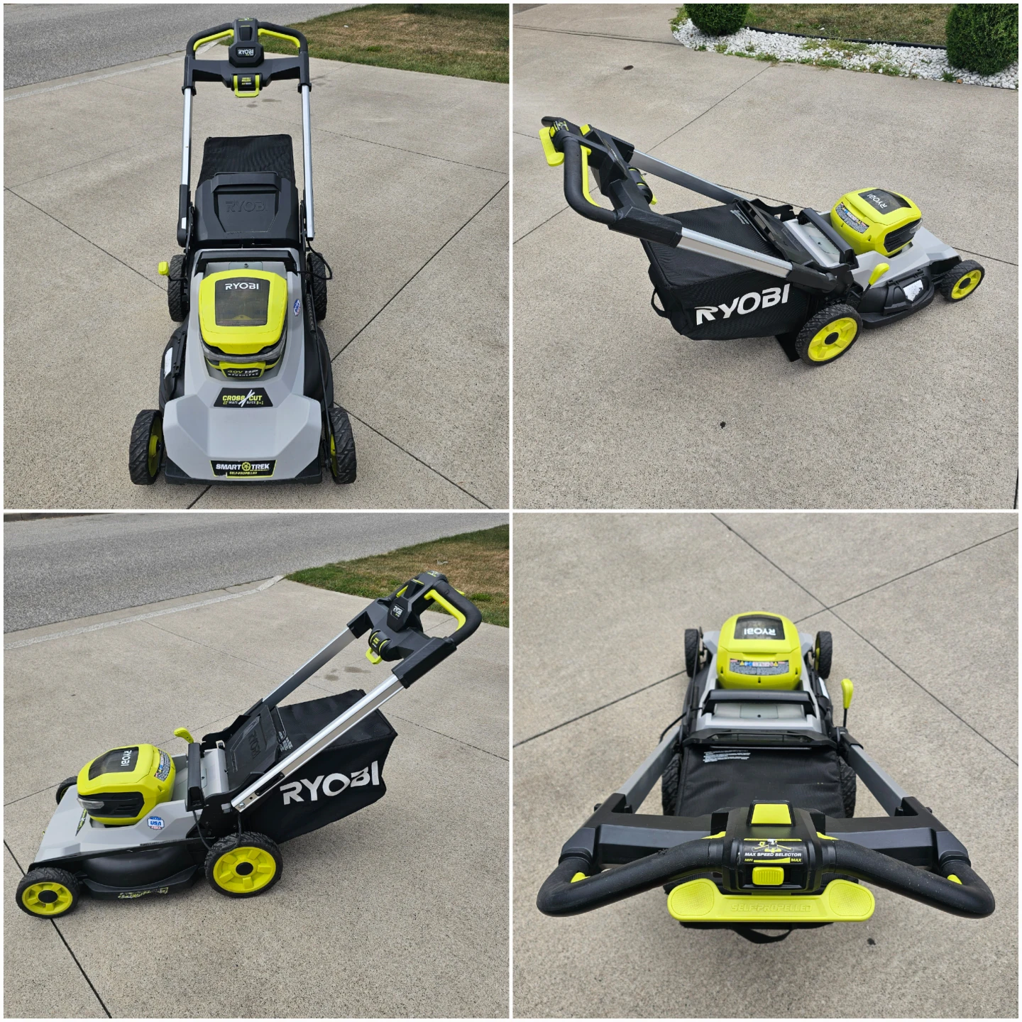 Ryobi 40V HP Brushless Crosscut Multi-Blade 3 in 1 Lawn Mower - photo 3
