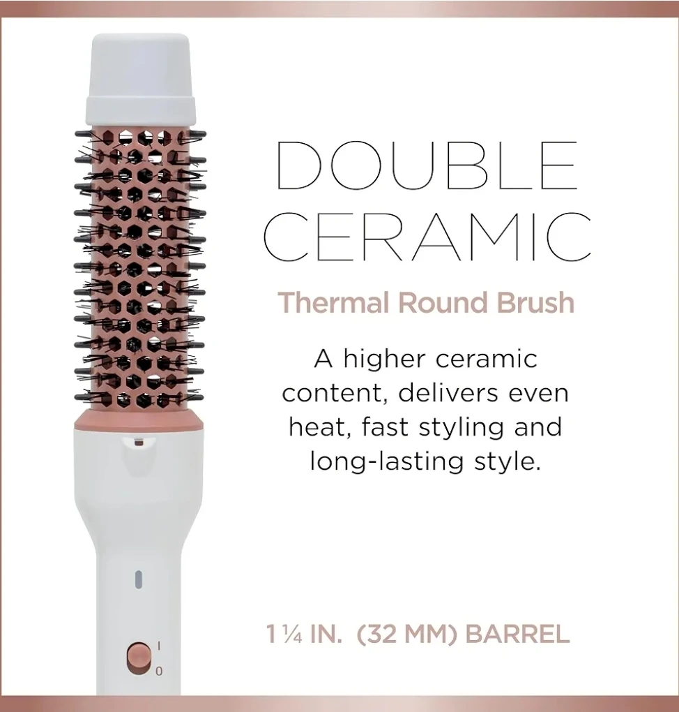 Conair Double Ceramic Thermal Round Brush 1 1/4 inch - photo 3