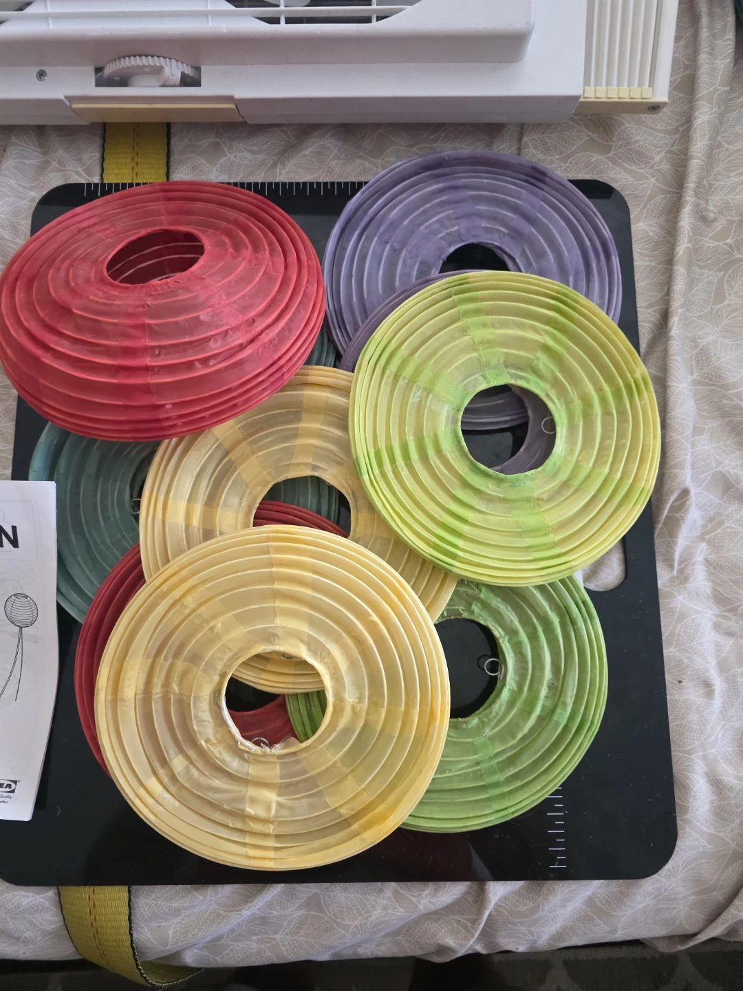 10 IKEA SOLVINDEN Lantern Shades - Assorted Colours - photo 2