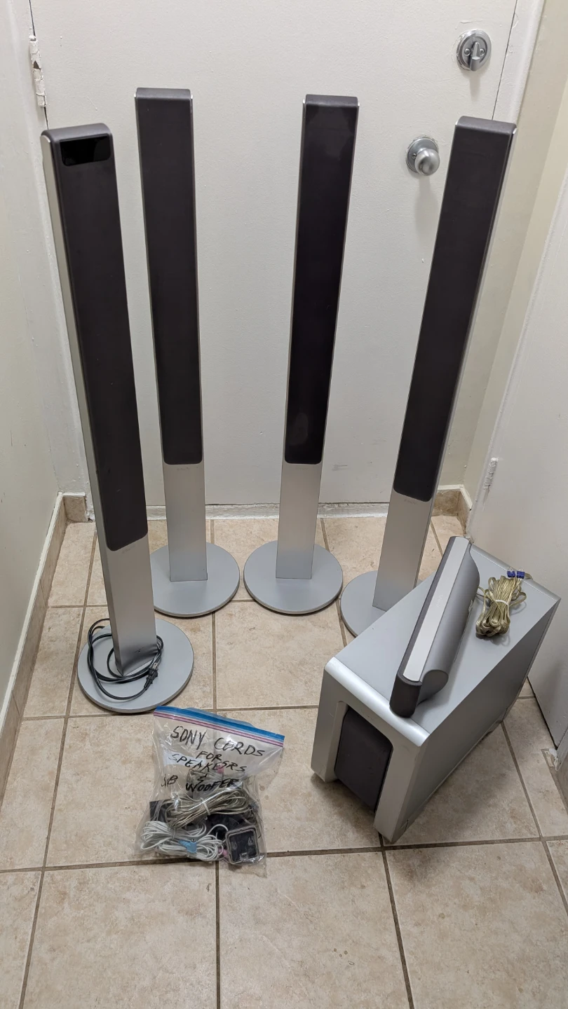 Sony Surround Sound Speakers with Subwoofer
