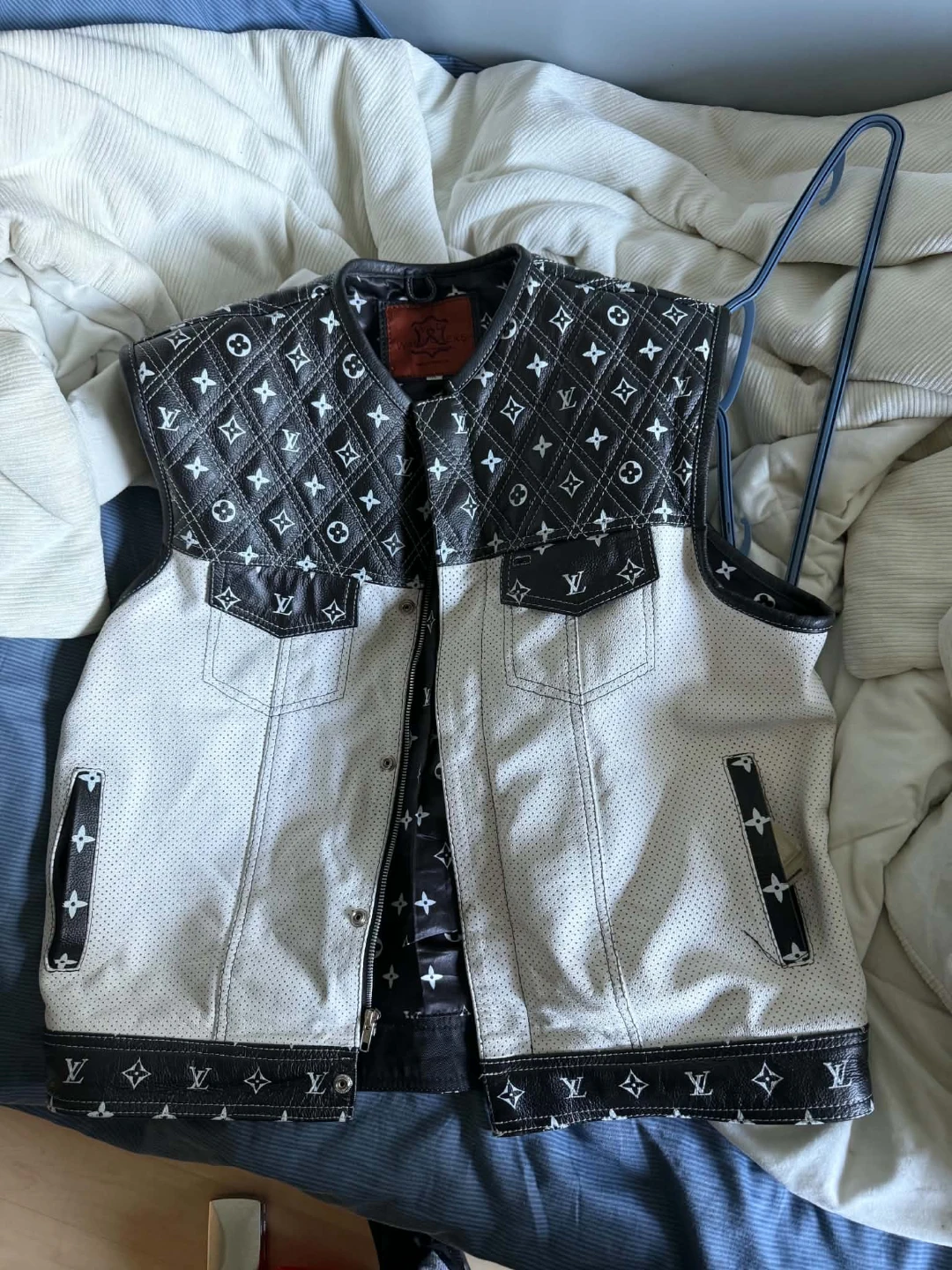 Louis Vuitton Inspired Monogram Vest