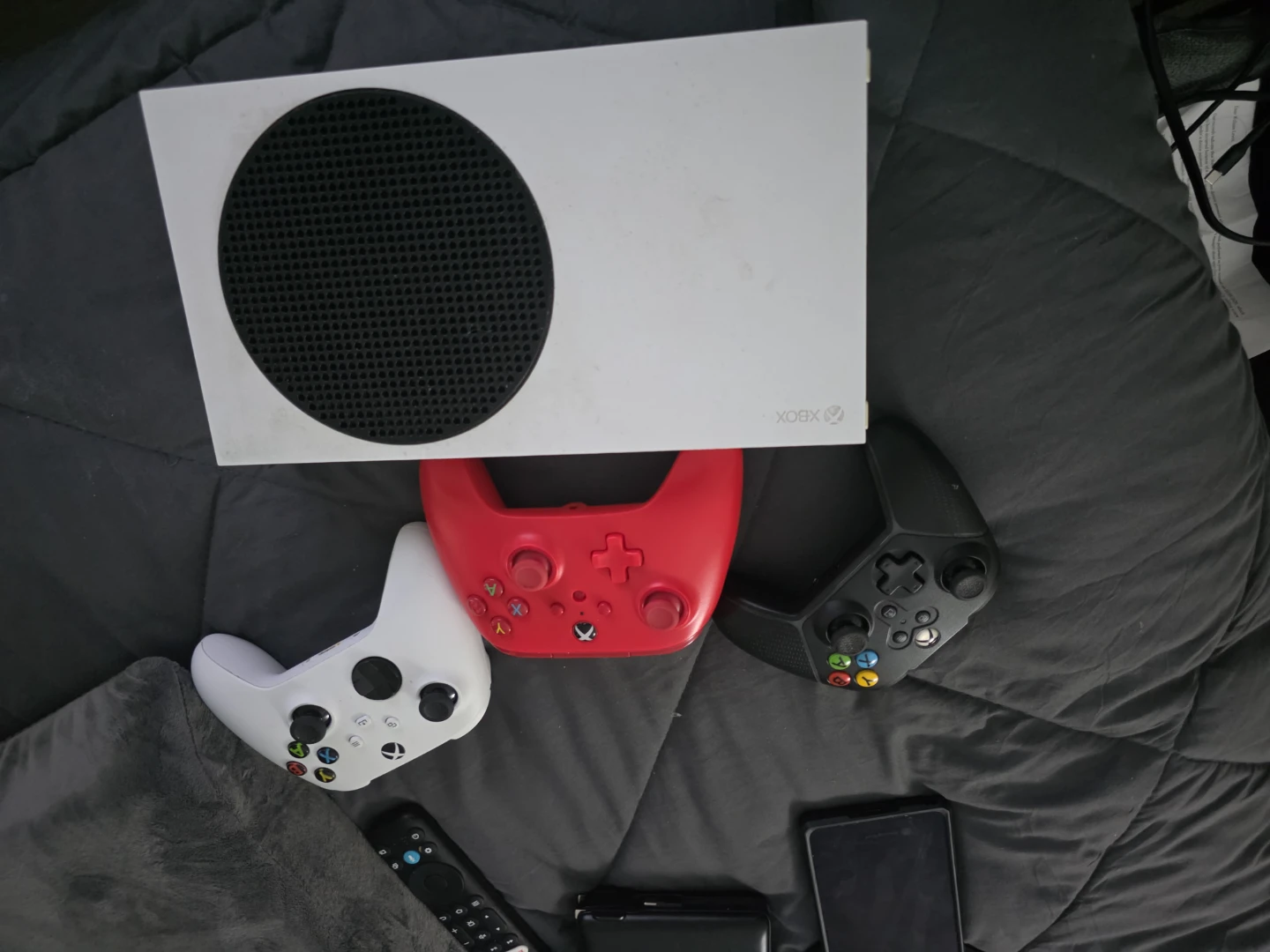 Xbox Series S Console with Controllers - photo 3