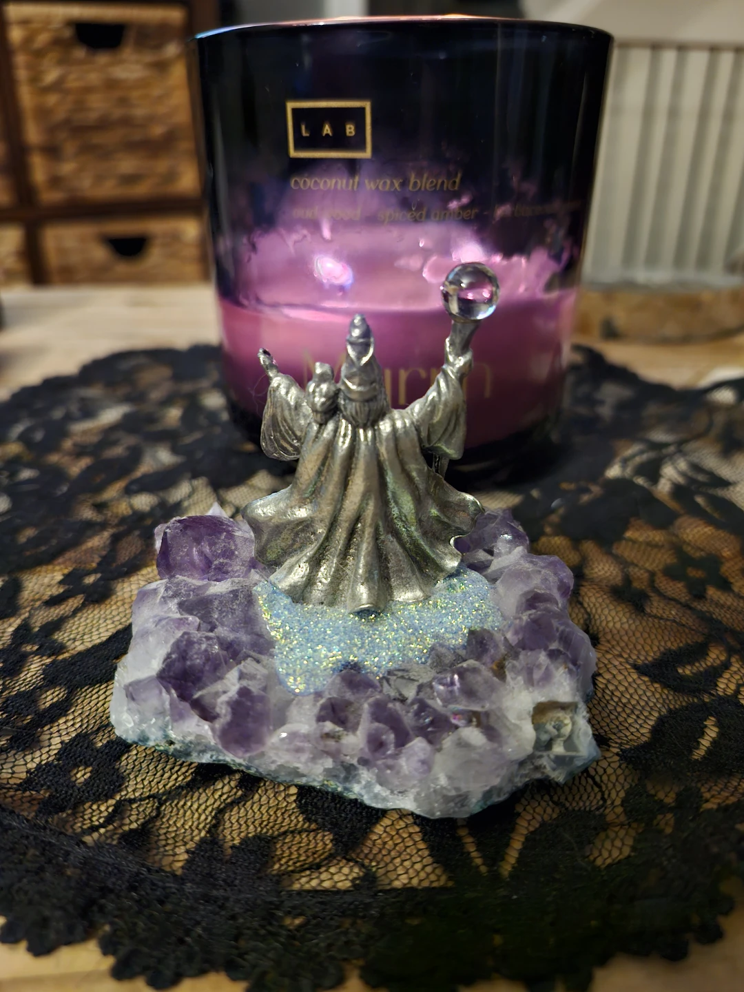 Amethyst Stone with Wizard - photo 2