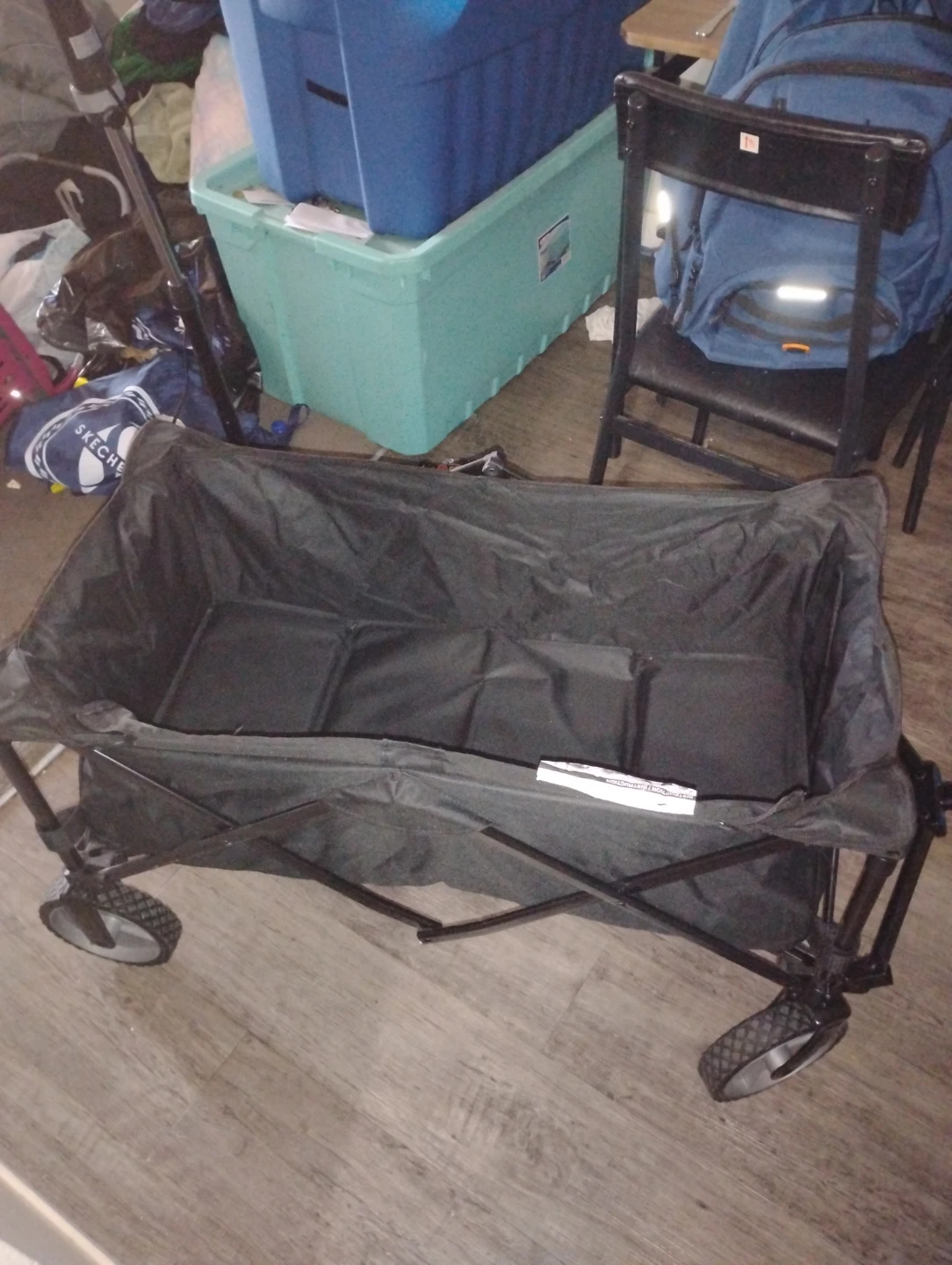 Black folding wagon - photo 3