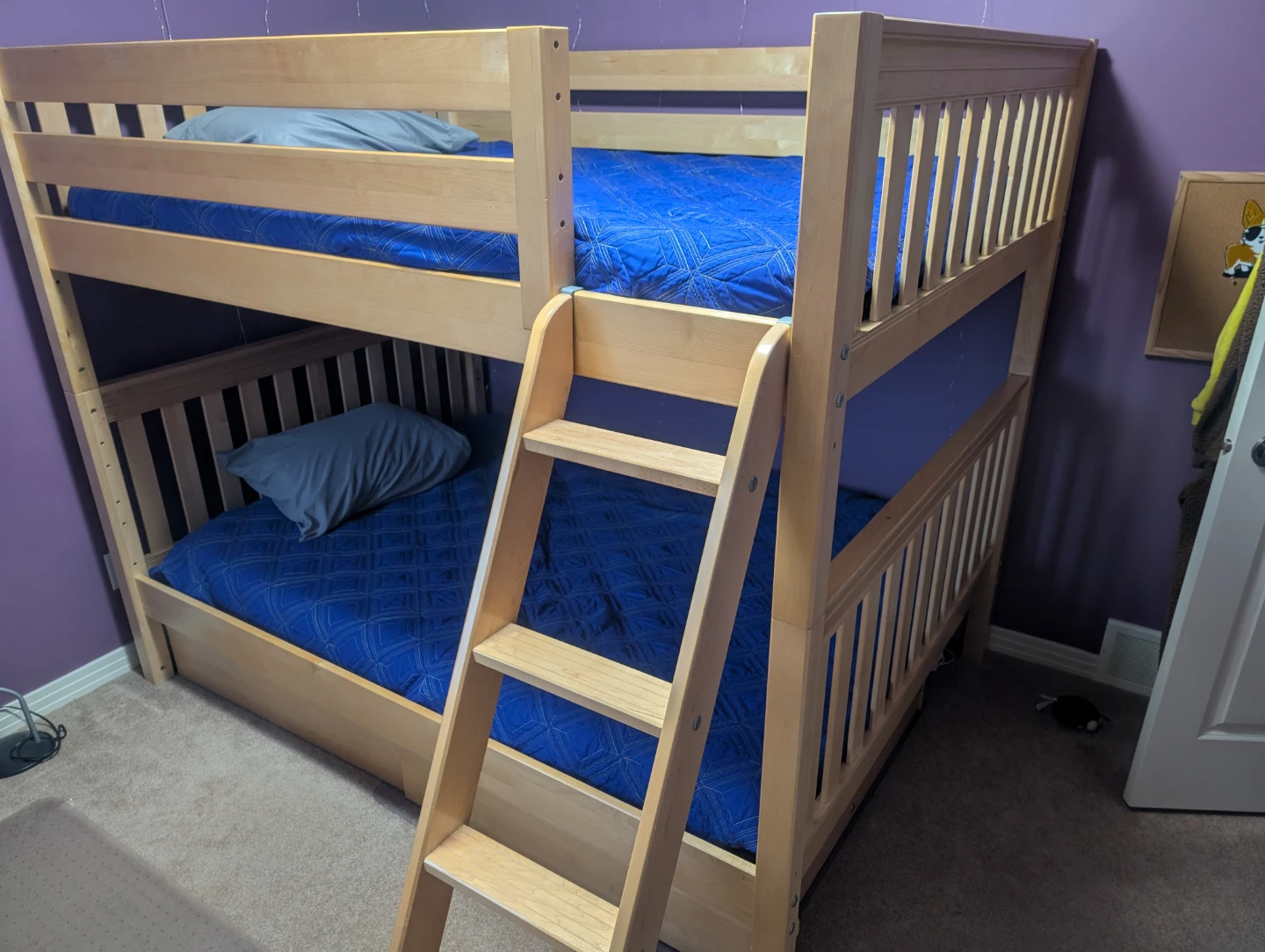 Wooden Bunk Bed with Drawers - photo 2