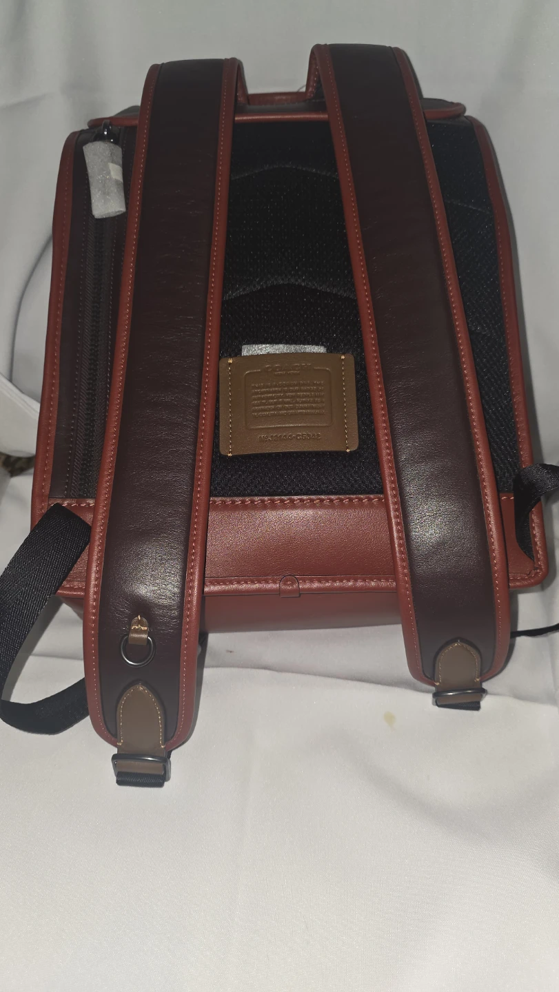 Coach Leather Backpack - photo 2