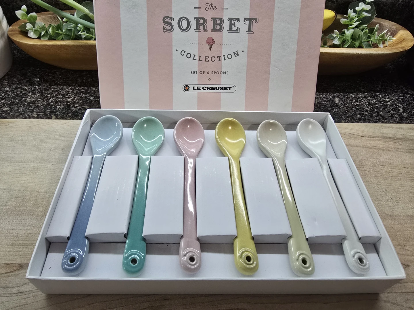 Le Creuset Sorbet Collection Set of 6 Spoons - photo 2