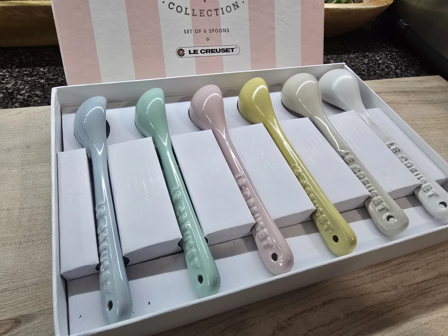 Le Creuset Sorbet Collection Set of 6 Spoons - photo 3