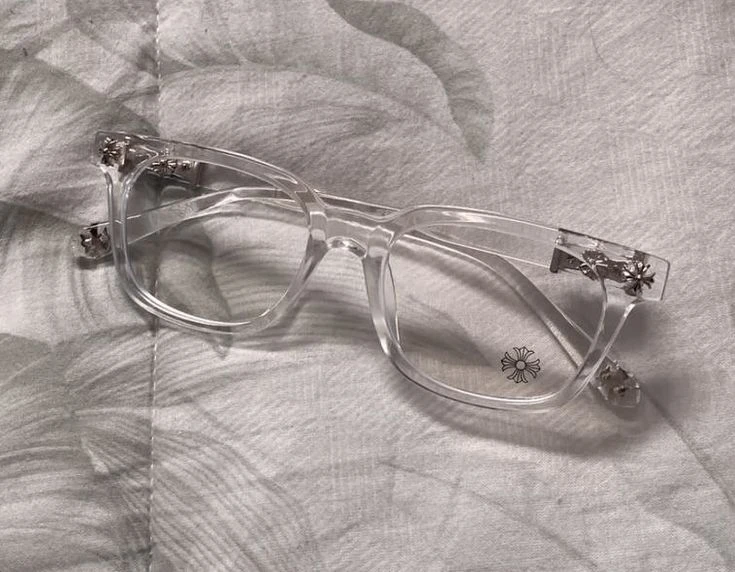 Chrome Hearts Clear Frame Glasses
