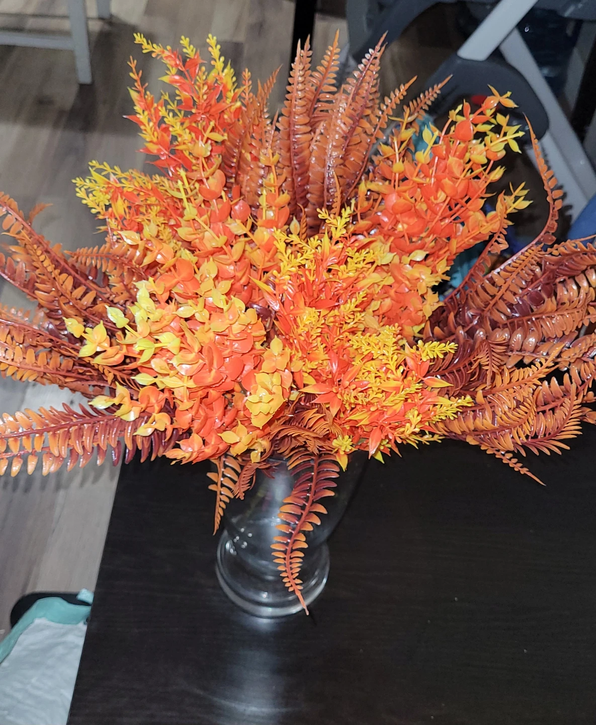 Artificial Fall Floral Picks - Orange & Yellow - photo 2
