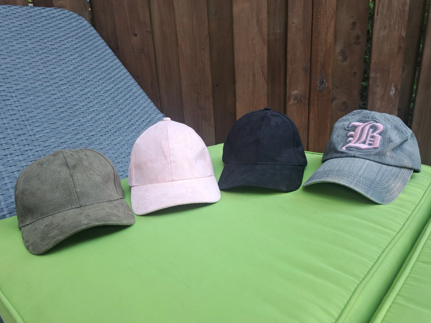 Women's Suede Baseball Caps