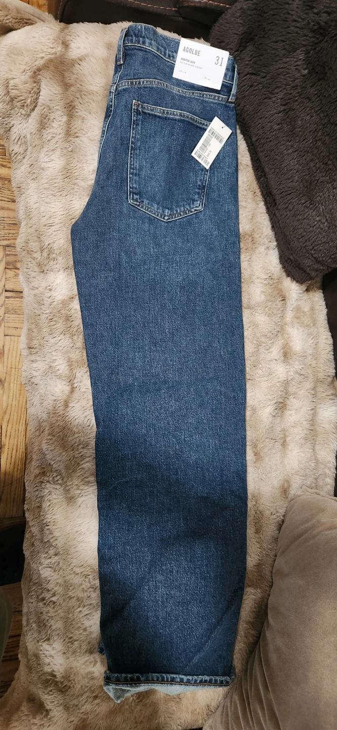 AGOLDE Harper Mid Rise Relaxed Straight Jeans - photo 5