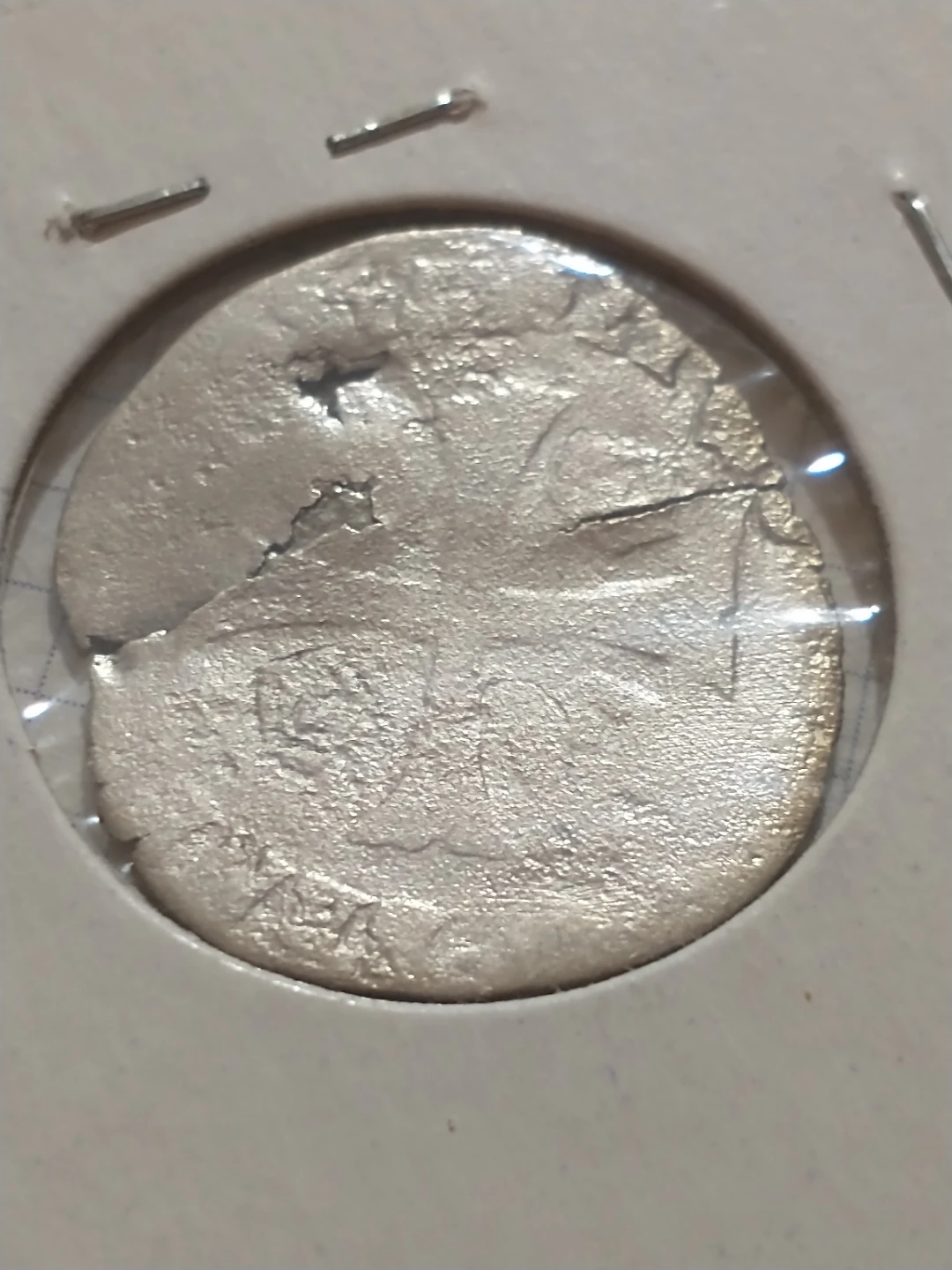 1554 France 1 Douzain Coin Henri II .292 Silver Billon - photo 5