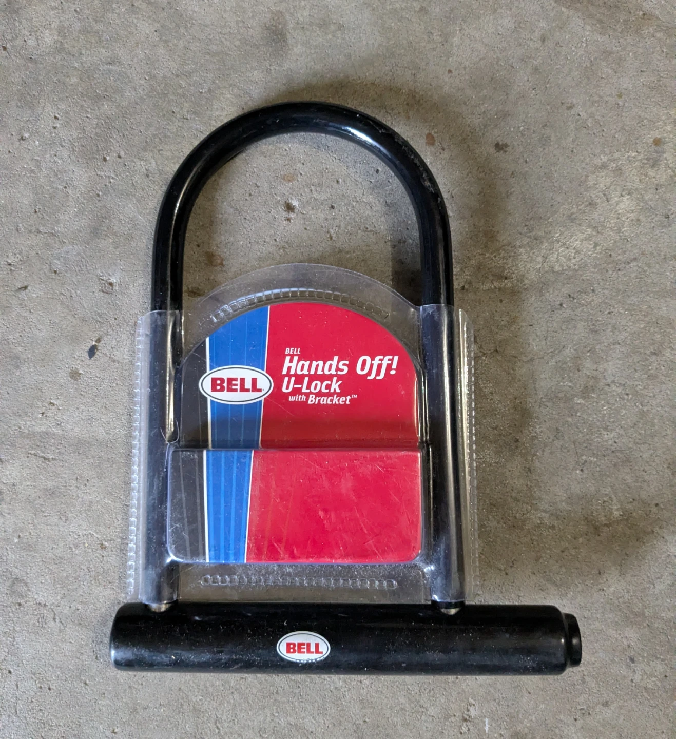 Bell Hands Off! U-Lock with Bracket new