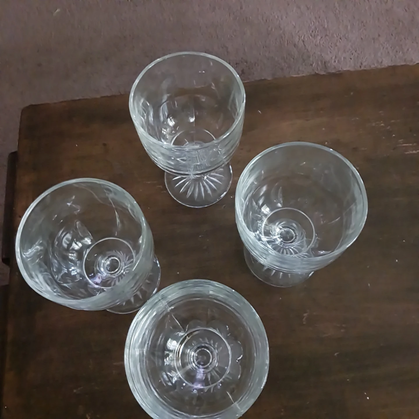 Set of 4 Crystal Footed Dessert Glasses - photo 2