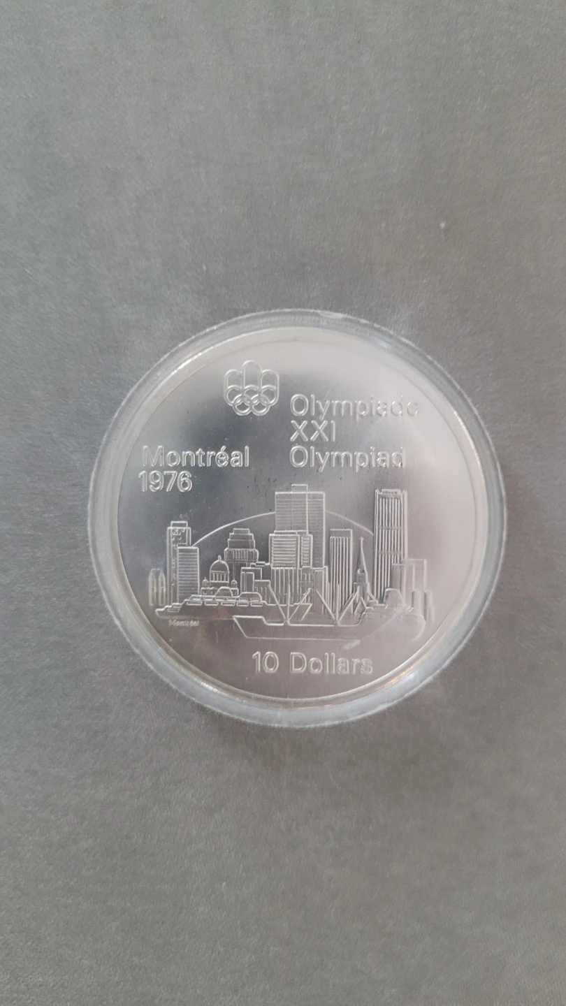 1976 Montreal Olympics $10 Coin