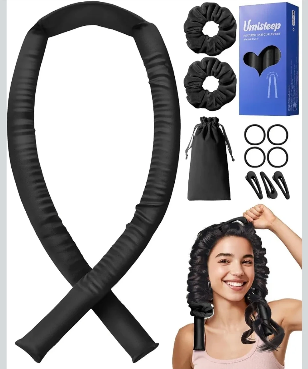 Overnight Heatless Hair Curler Set