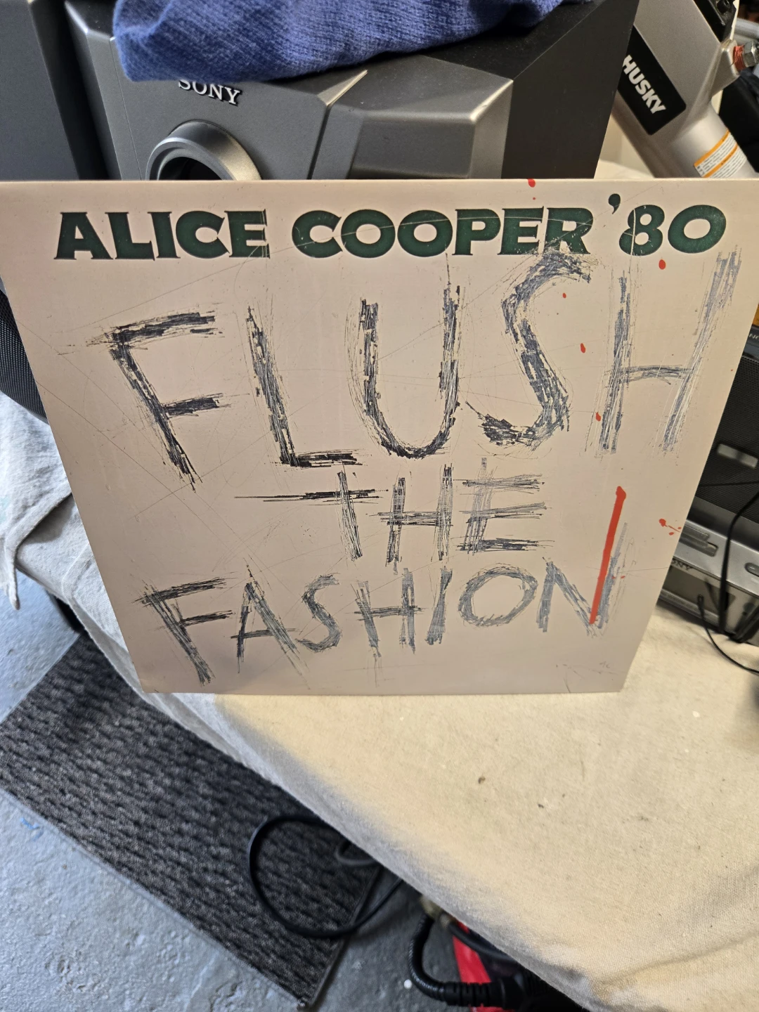 Alice Cooper '80 Flush the Fashion Vinyl Record