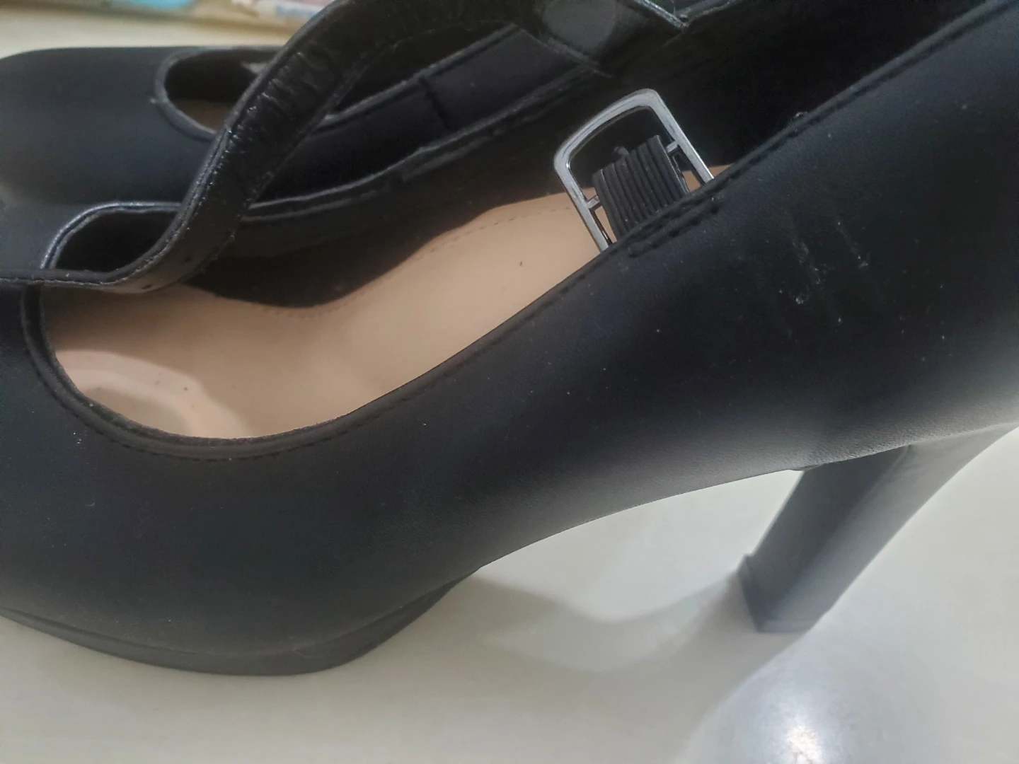 Dream Pairs Black Mary Jane Heels