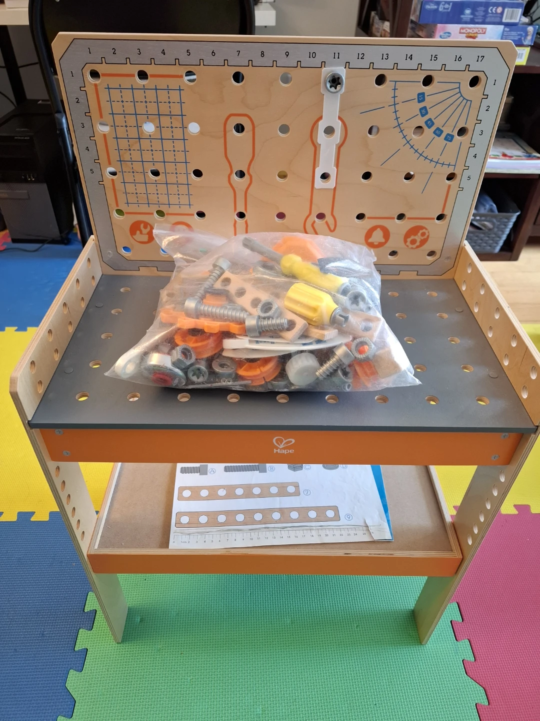 Hape Playfully Polished Wooden Workbench - photo 5