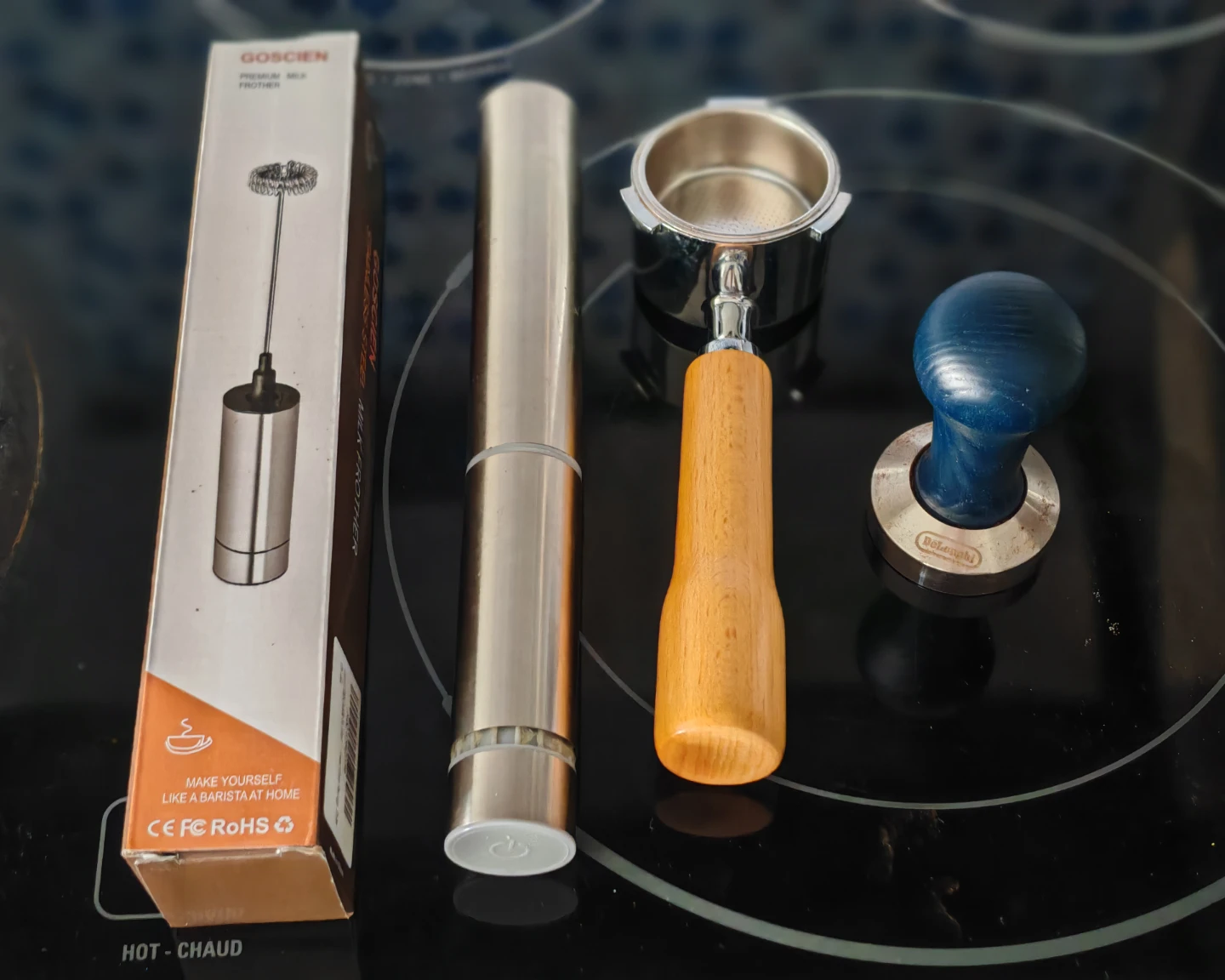 Espresso Accessory Set – Frother, Portafilter & DeLonghi Tamper - photo 2
