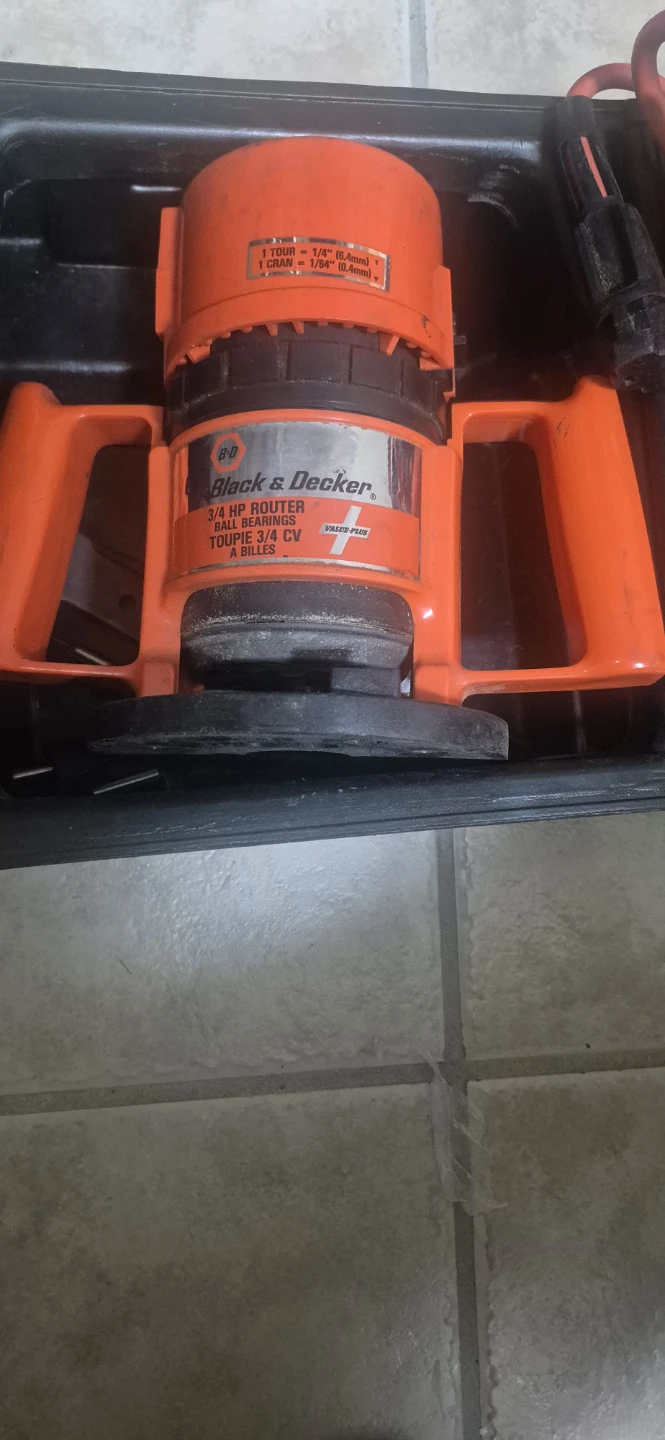 Black & Decker 3/4 HP Router