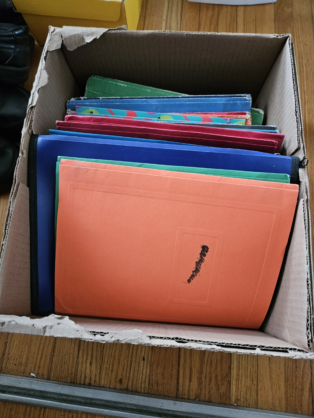 Box of Assorted File Folders