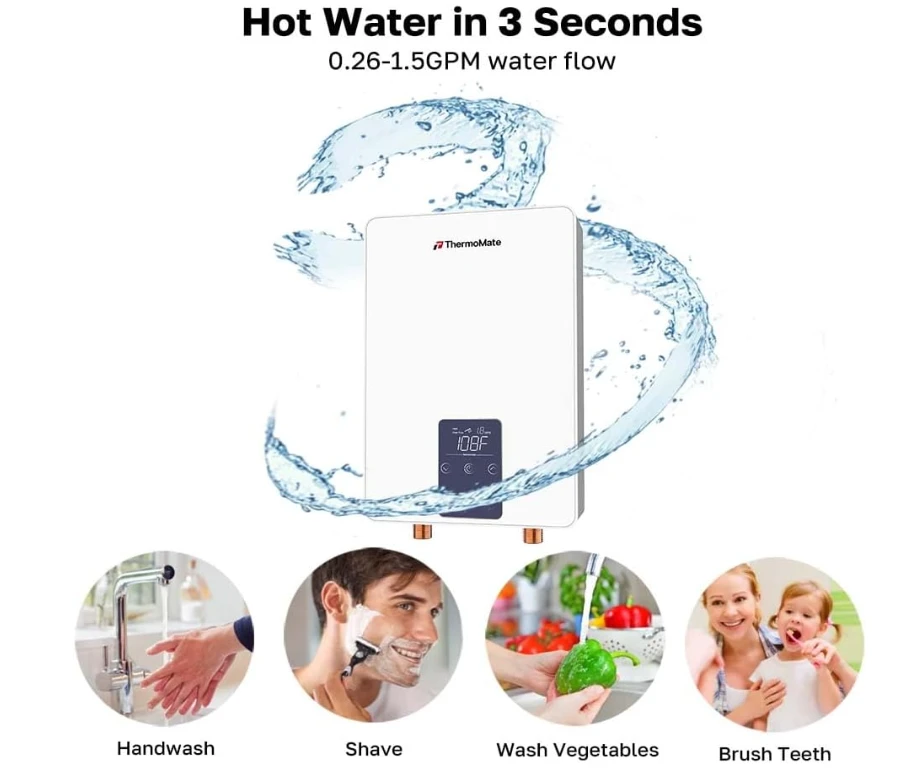 ThermoMate Tankless Water Heater Electric 6000W - photo 5