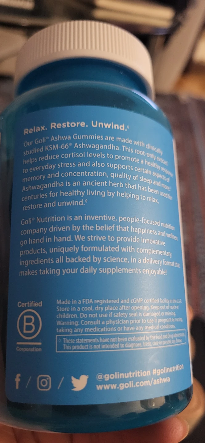 Ashwagandha Gummies-Goli Nutrition - photo 3
