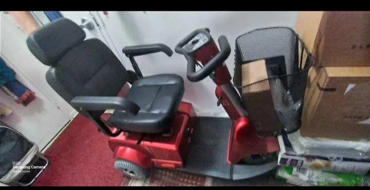 Red Mobility Scooter
