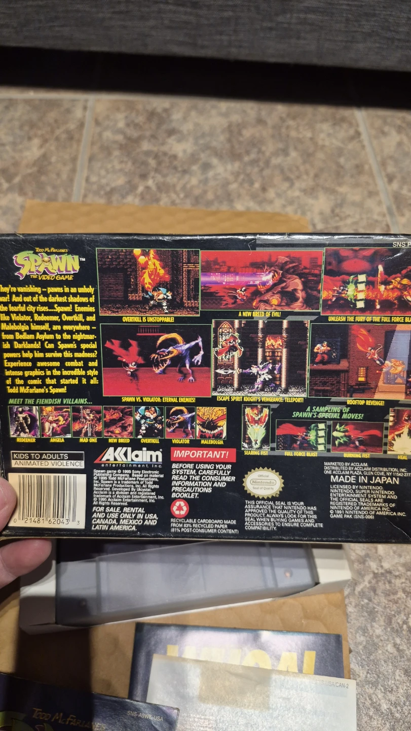 Todd McFarlane's Spawn: The Video Game - Super Nintendo - photo 3