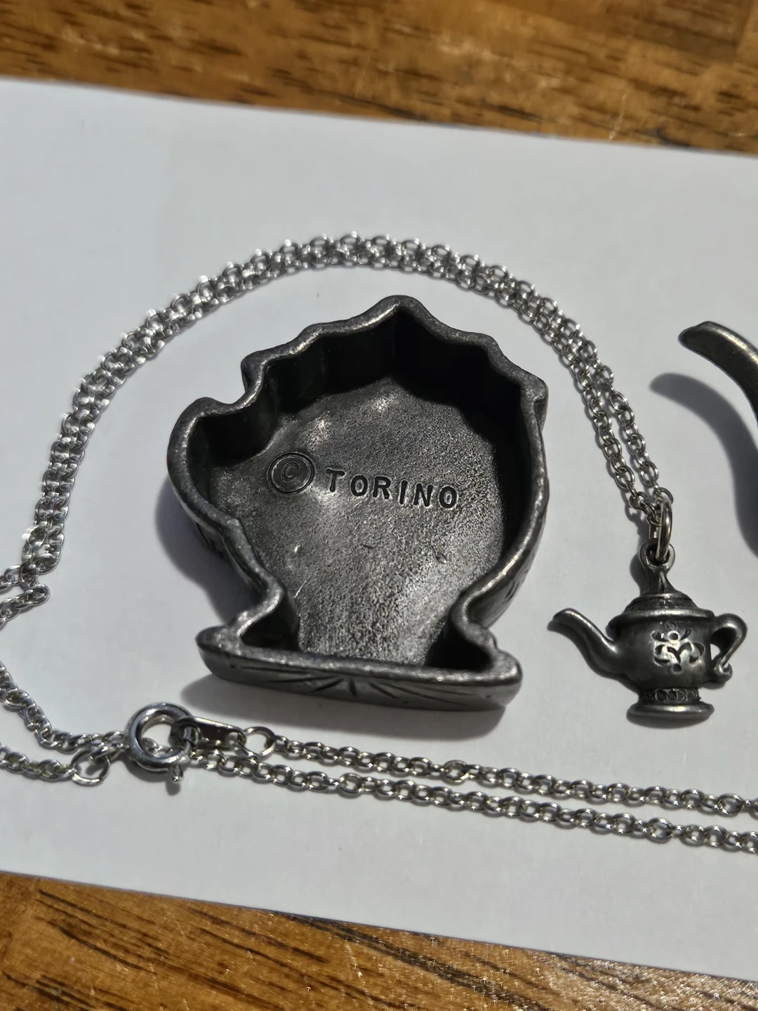 Vintage Teapot Broach, Earrings & Neckless - photo 3