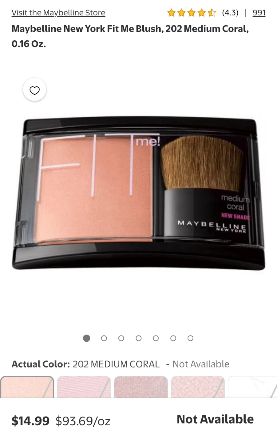 Maybelline Fit me blush