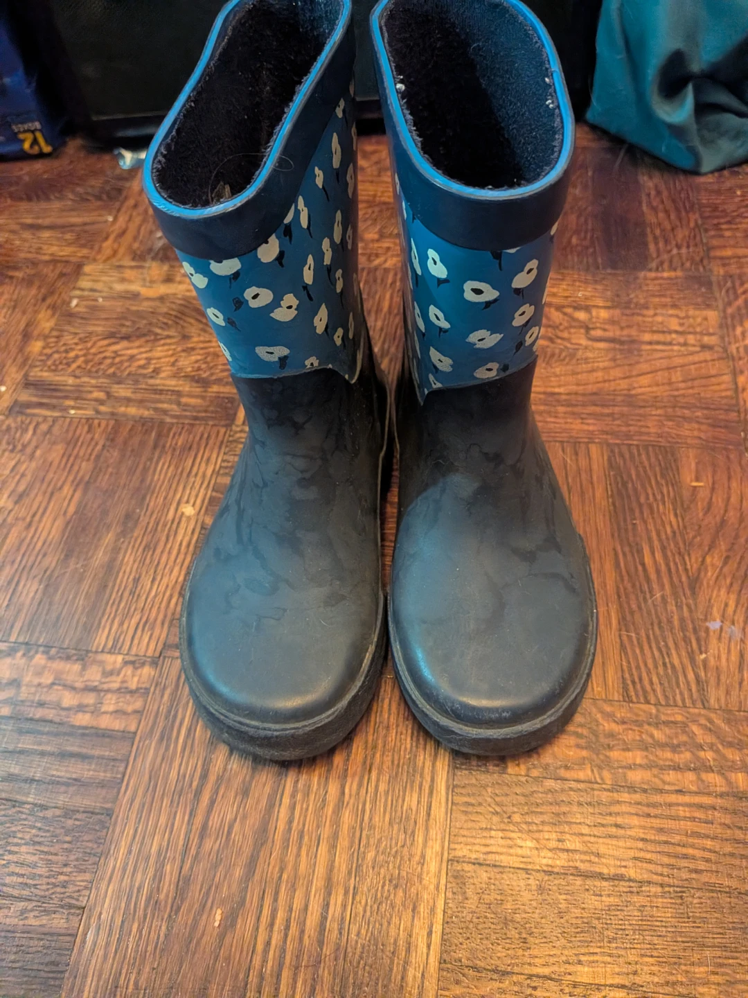 Joules Blue Floral Rain Boots - photo 2