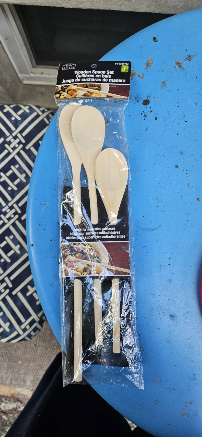Wooden Spoon Set - 3 Pieces