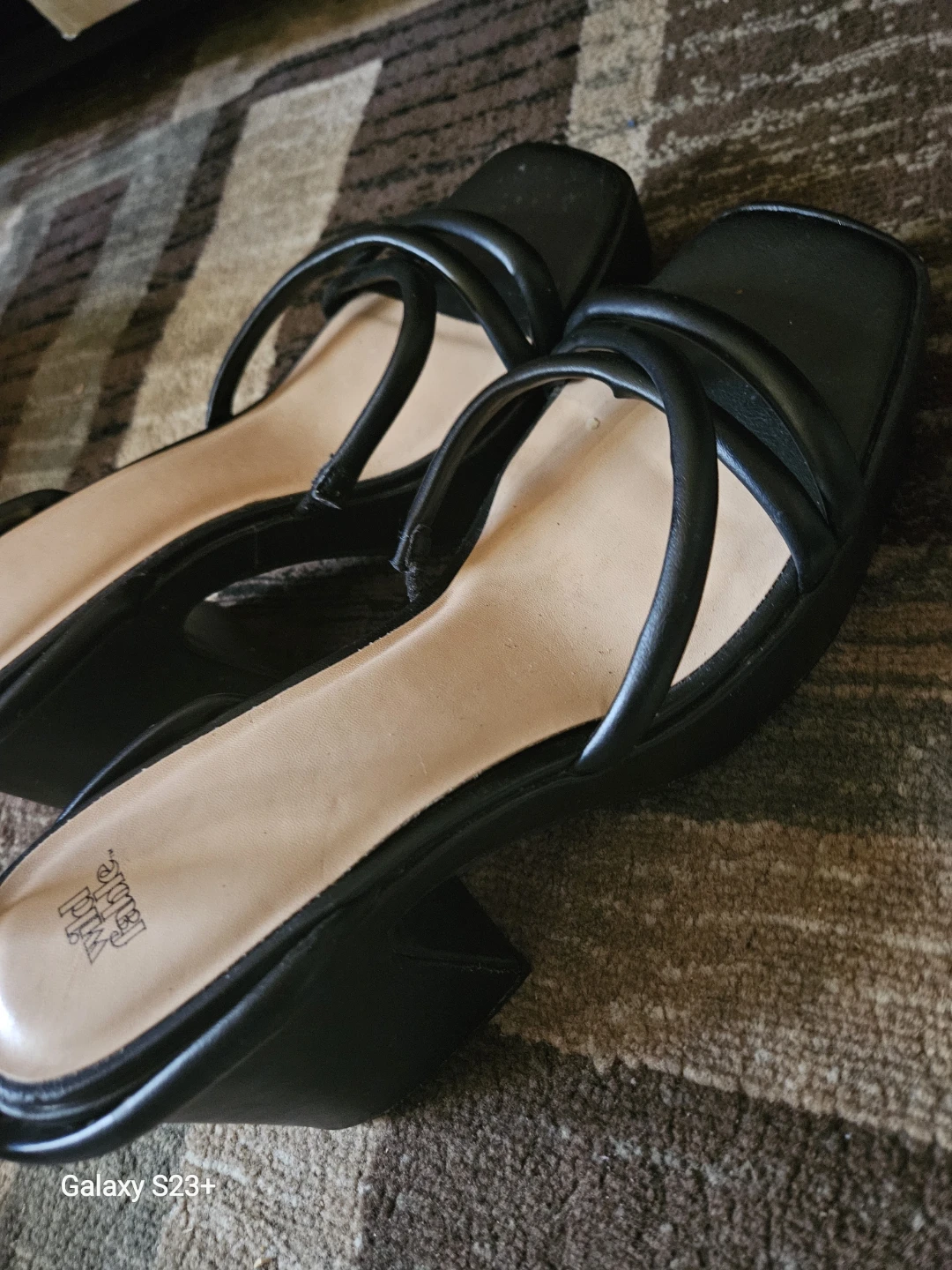 Wild Fable Black Strappy Block Heel Sandals - photo 5