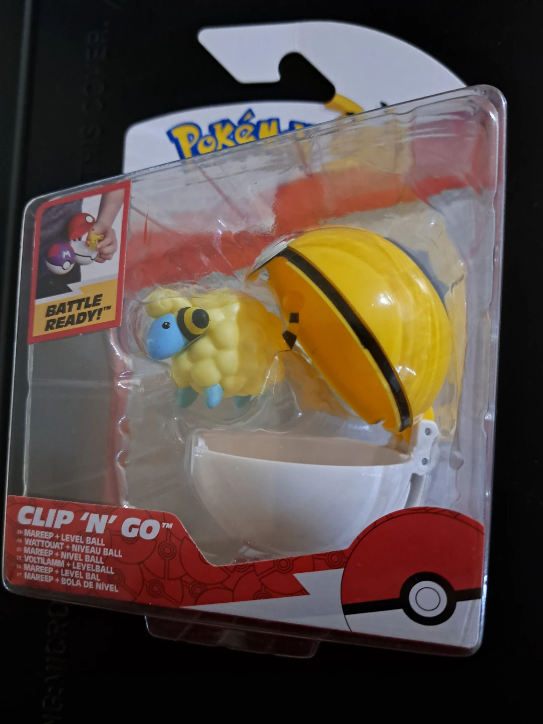 Pokemon Clip 'N' Go Mareep + Level Ball - photo 3