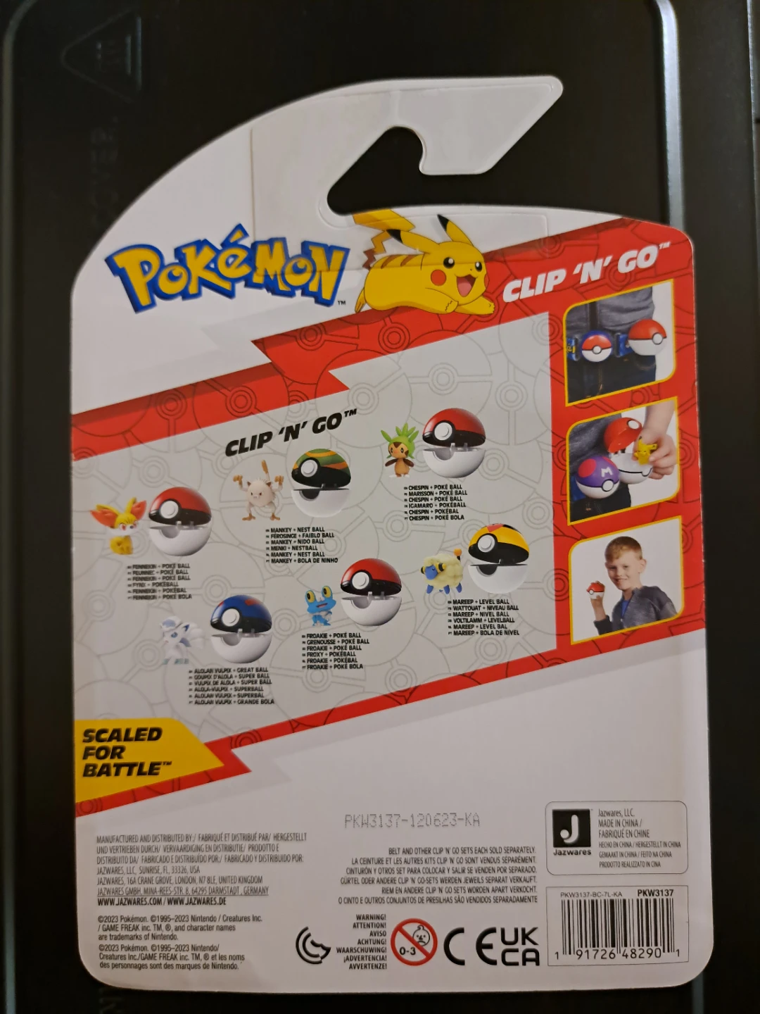 Pokemon Clip 'N' Go Mareep + Level Ball - photo 4