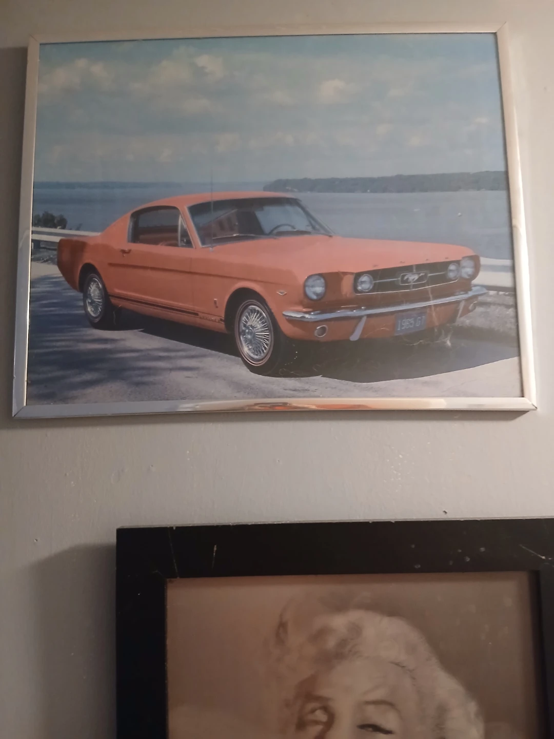 Framed 1965 Ford Mustang GT Print