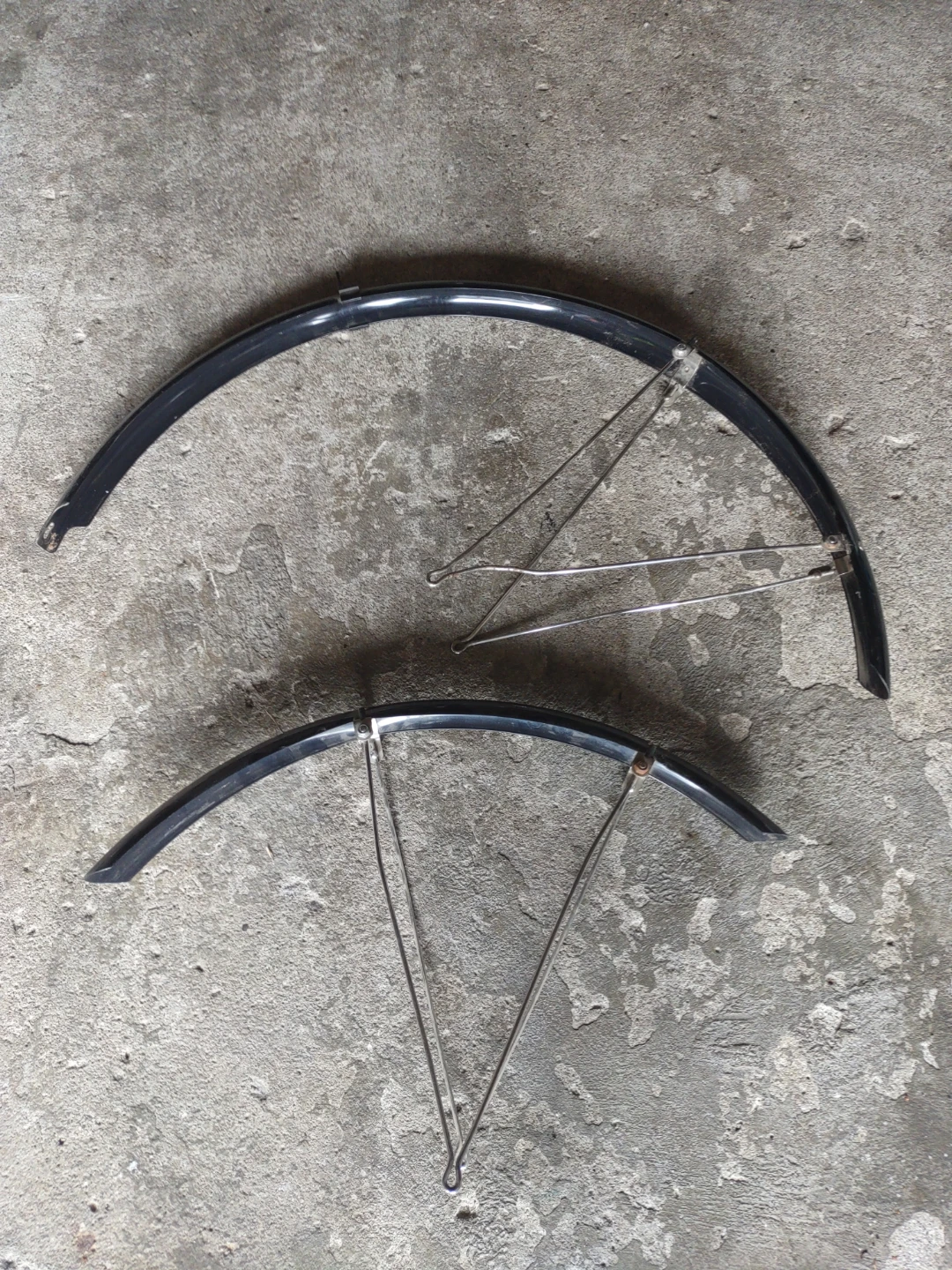 Set of 2 Black Bicycle Fenders