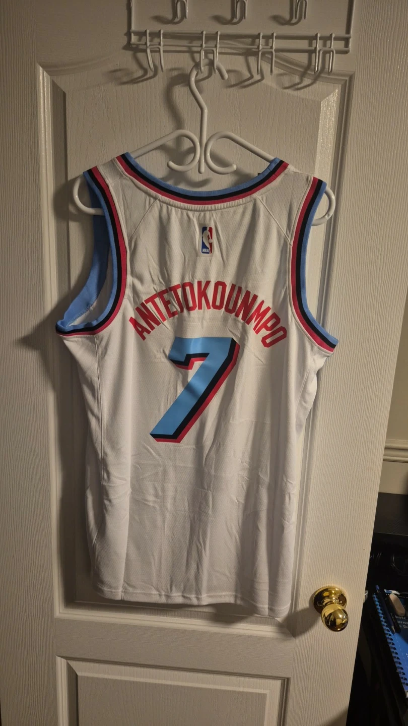Nike Miami Heat Giannis Antetokounmpo Jersey #7 - photo 2