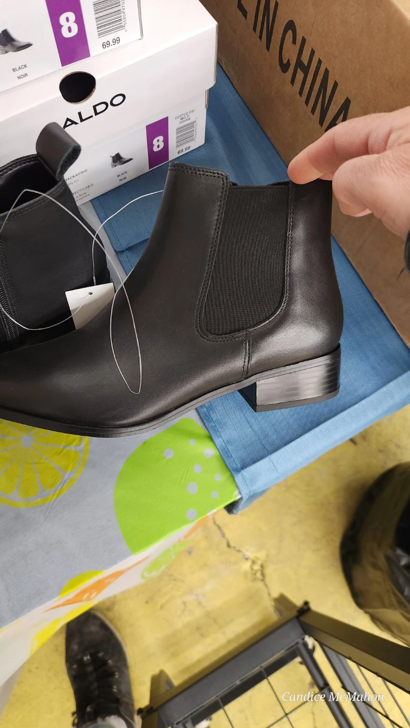 ALDO Black Ankle Boots Size 8