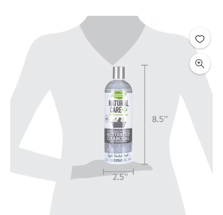 Natural Care Activated Charcoal Dog Shampoo - Odor Neutralizing - photo 4
