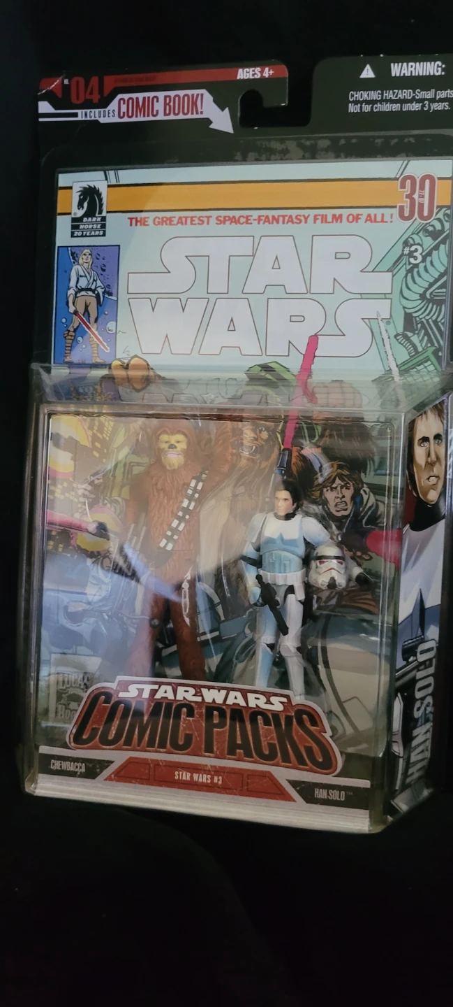 Star Wars Comic Packs Chewbacca & Han Solo Action Figures