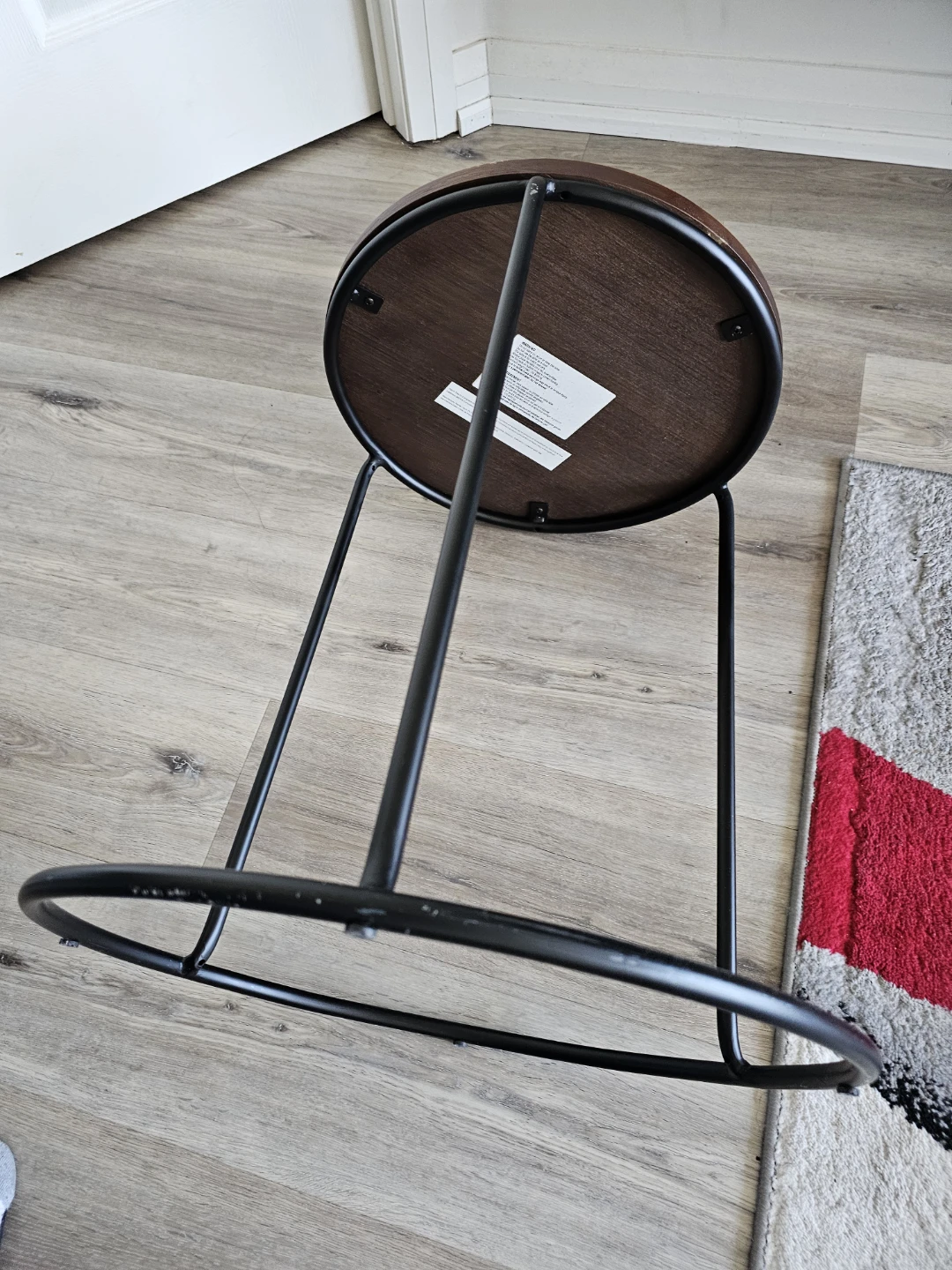 Round Wood Accent Table - photo 3