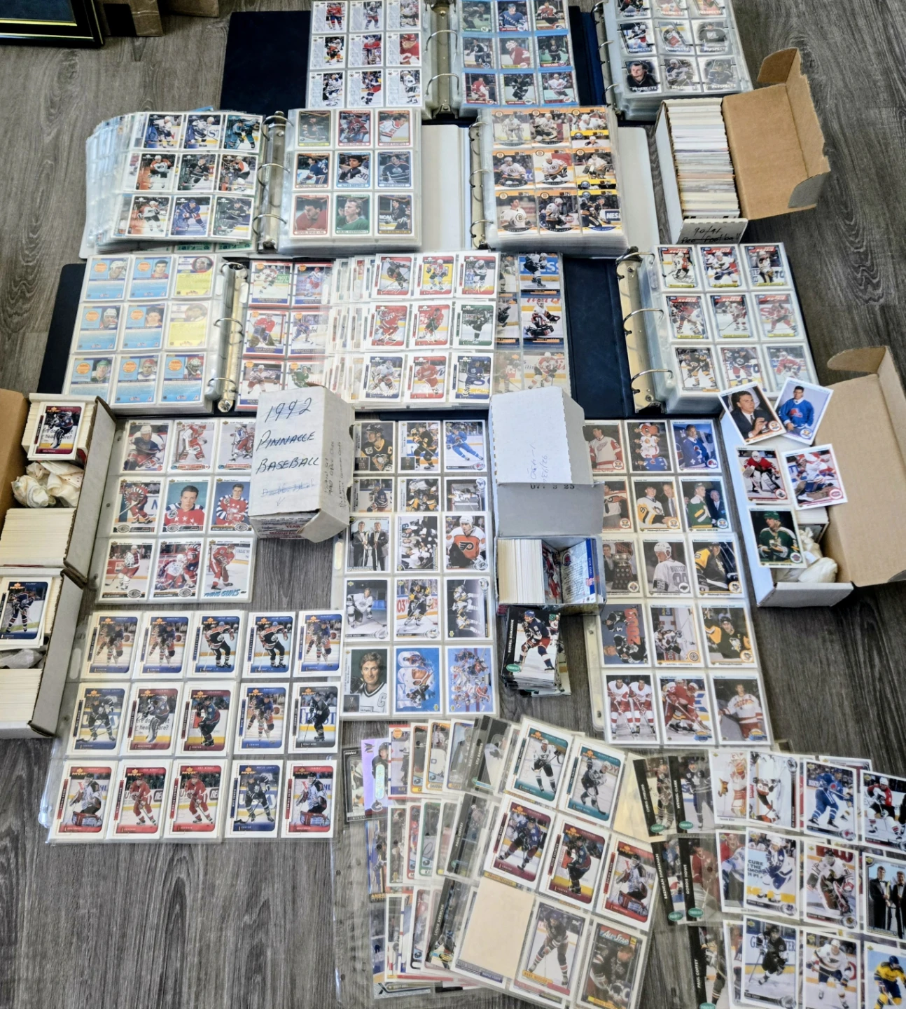 12,000 Pristine Hockey Card Lot, Loaded With Rookies & Stars