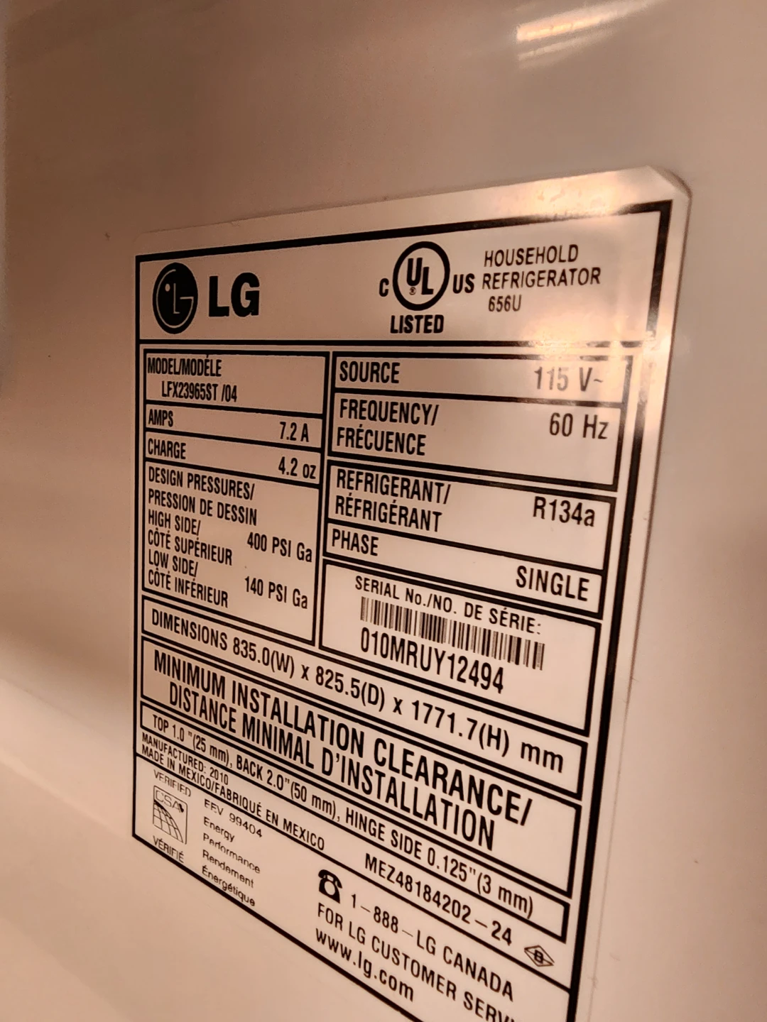 LG Stainless Steel French Door Refrigerator - photo 4